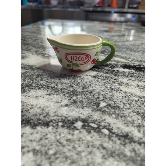 Pier 1 Other - Pier 1 Ceramic Cherry Cherries Measuring Cup Replacement 1/2 Cup